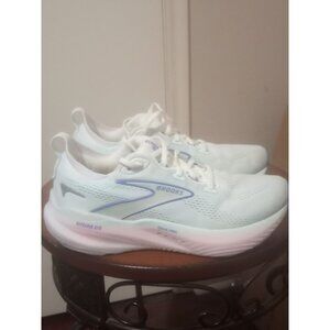 Brooks Glycerin GTS 22 Womens Size 8 B Blue Pink Athletic Running Shoes Sneakers